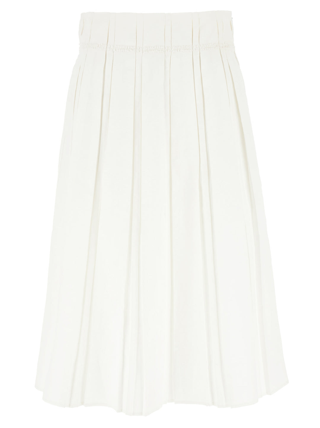 Jil Sander Midi Skirt Gonne - Bianco | 3044a6e6fc90c0374dc1173a7d6b3e96cd110285