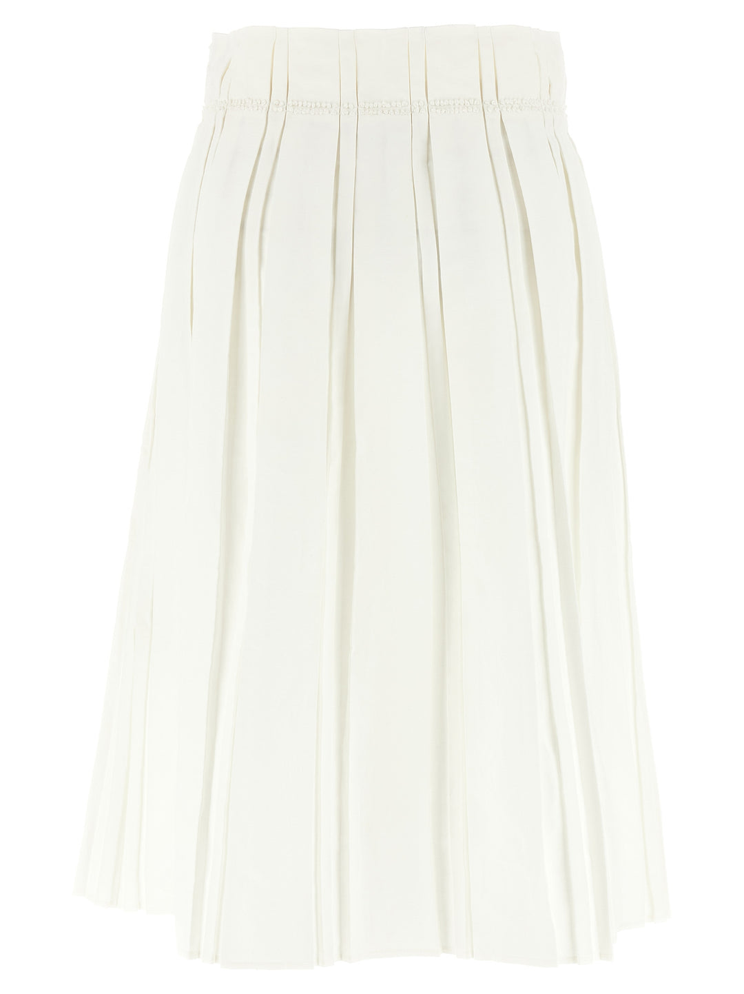 Jil Sander Midi Skirt Gonne - Bianco | 3da246cf9d01d34a9995cc84d2939090466c78eb