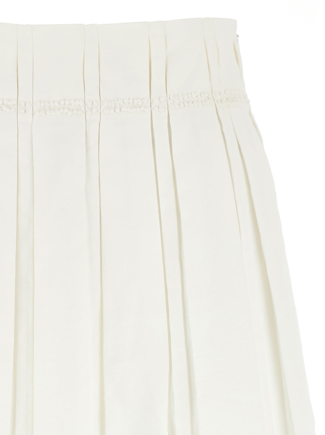 Jil Sander Midi Skirt Gonne - Bianco | cafbe7ef399b5175ff4a162f503cf19503071547