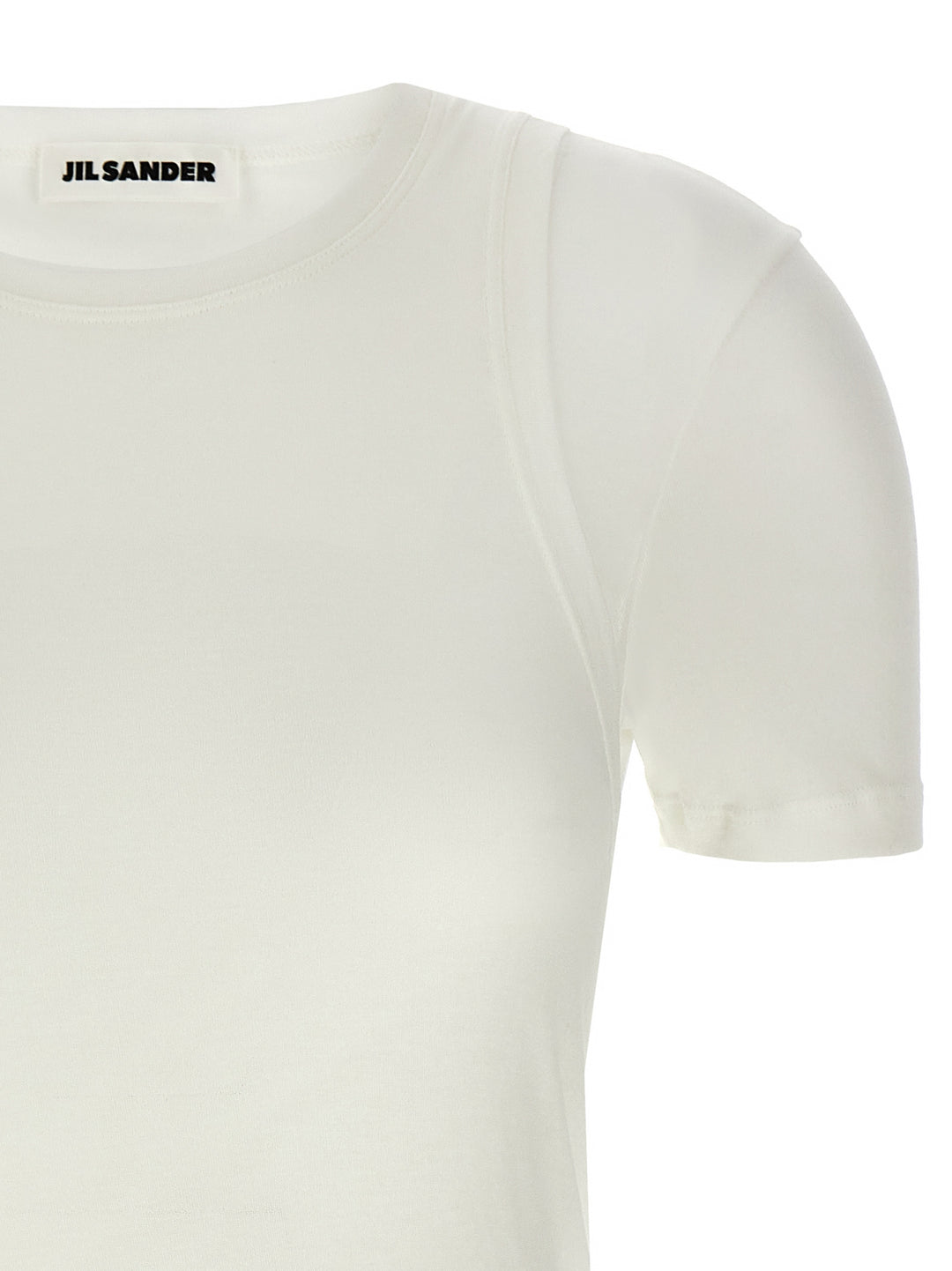 Jil Sander Top T shirt - Bianco | dbe59b9207a282a8bf9bf5f3f00fb945a27ca05d