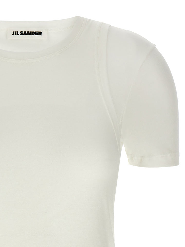 Jil Sander Top T shirt - Bianco | dbe59b9207a282a8bf9bf5f3f00fb945a27ca05d