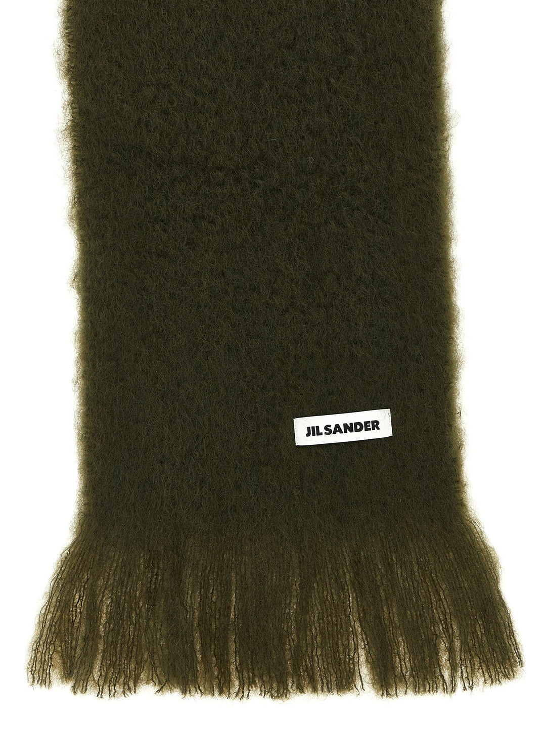 Jil Sander Mohair Scarf Sciarpe - Verde | 4b5b0153905a13d8356adc4df18d133f4b945bc3