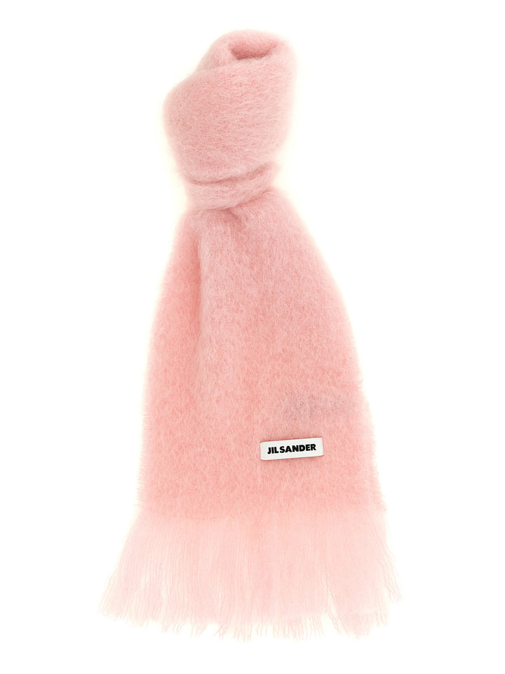 Jil Sander Mohair Scarf Sciarpe - Rosa | f5ec3975a38ed2e4c690206a4b43f82882436be5