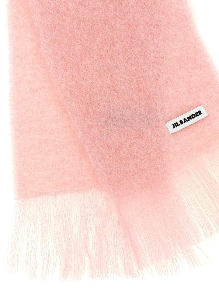 Jil Sander Mohair Scarf Sciarpe - Rosa | d8efb62ae41392dd109f5f364ee69c10767b200d