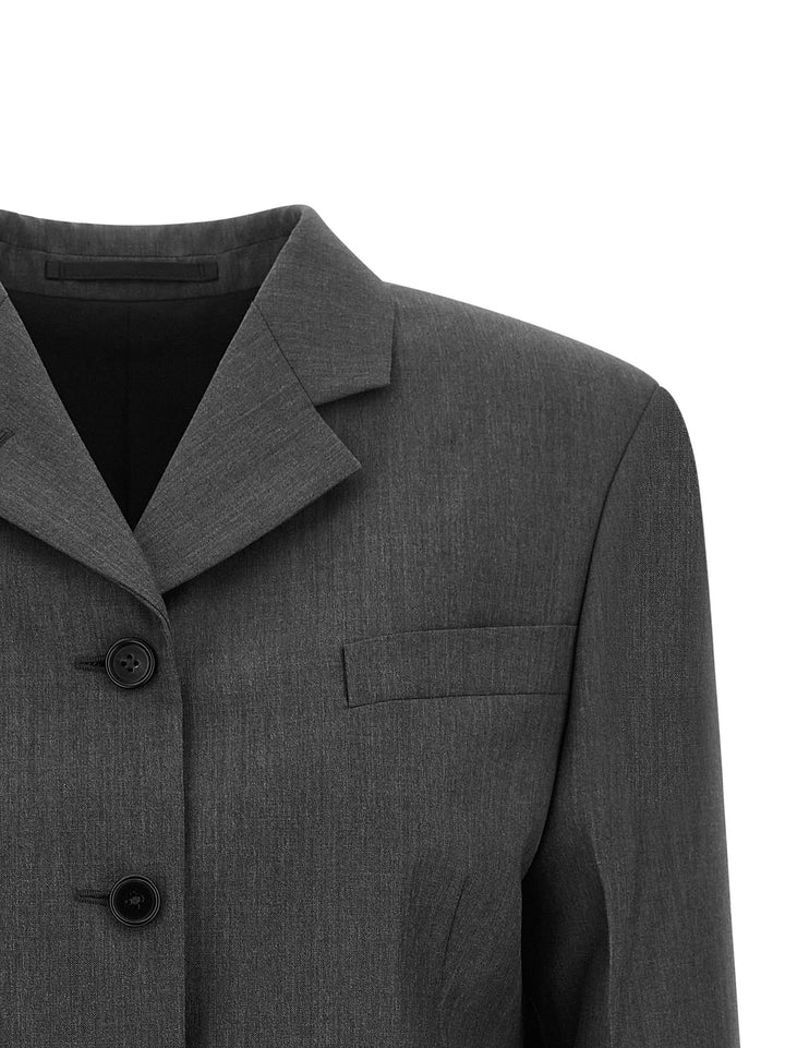 Jil Sander Single-Breasted Blazer BlazerS - Grigio | 91fc4e4d3670a12fe5db4091cbd849c439ac055a