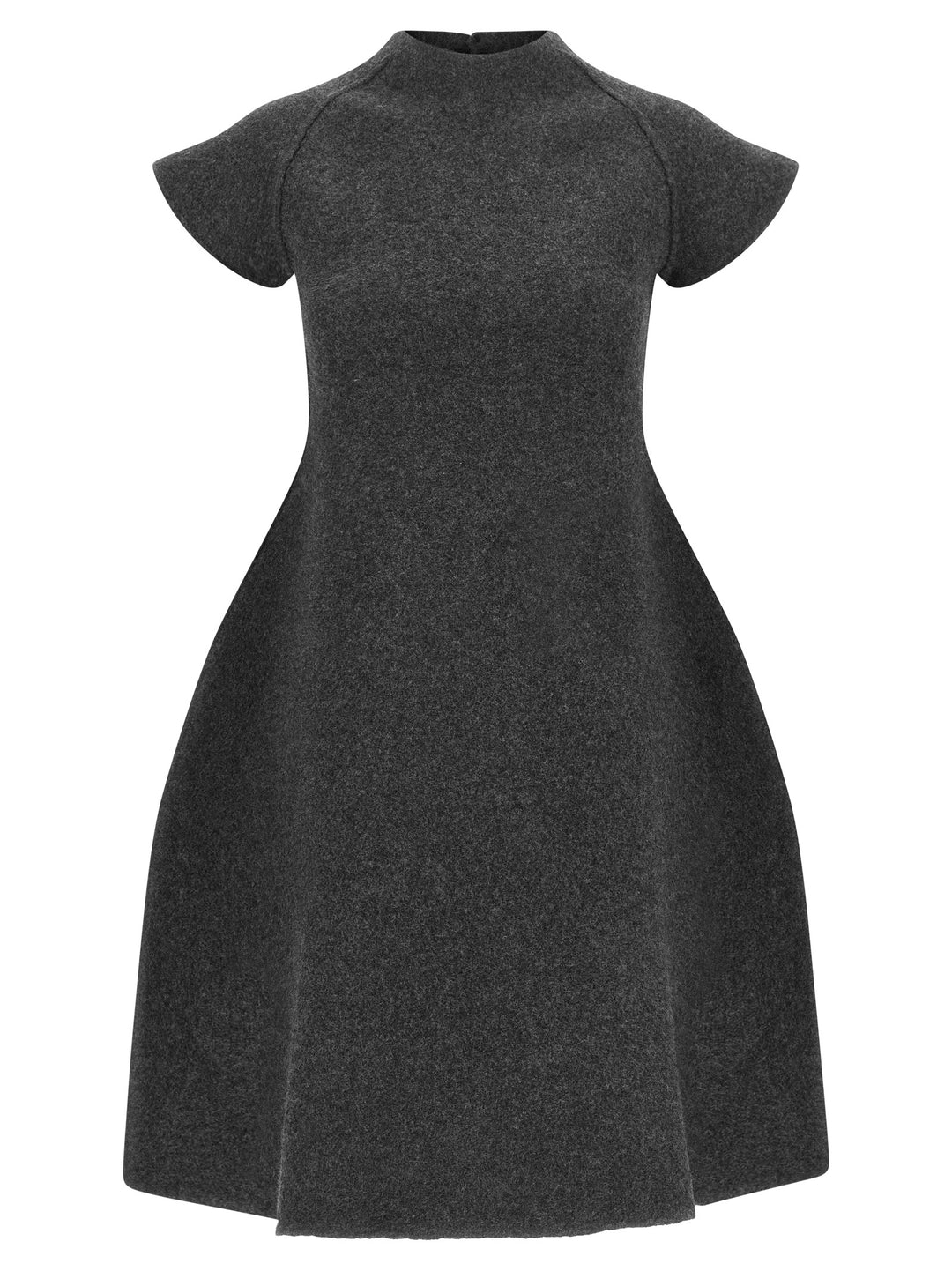 Jil Sander Virgin Wool Dress Abiti - Grigio | 015e0f952522d3646ff9af217359642dc61b3733