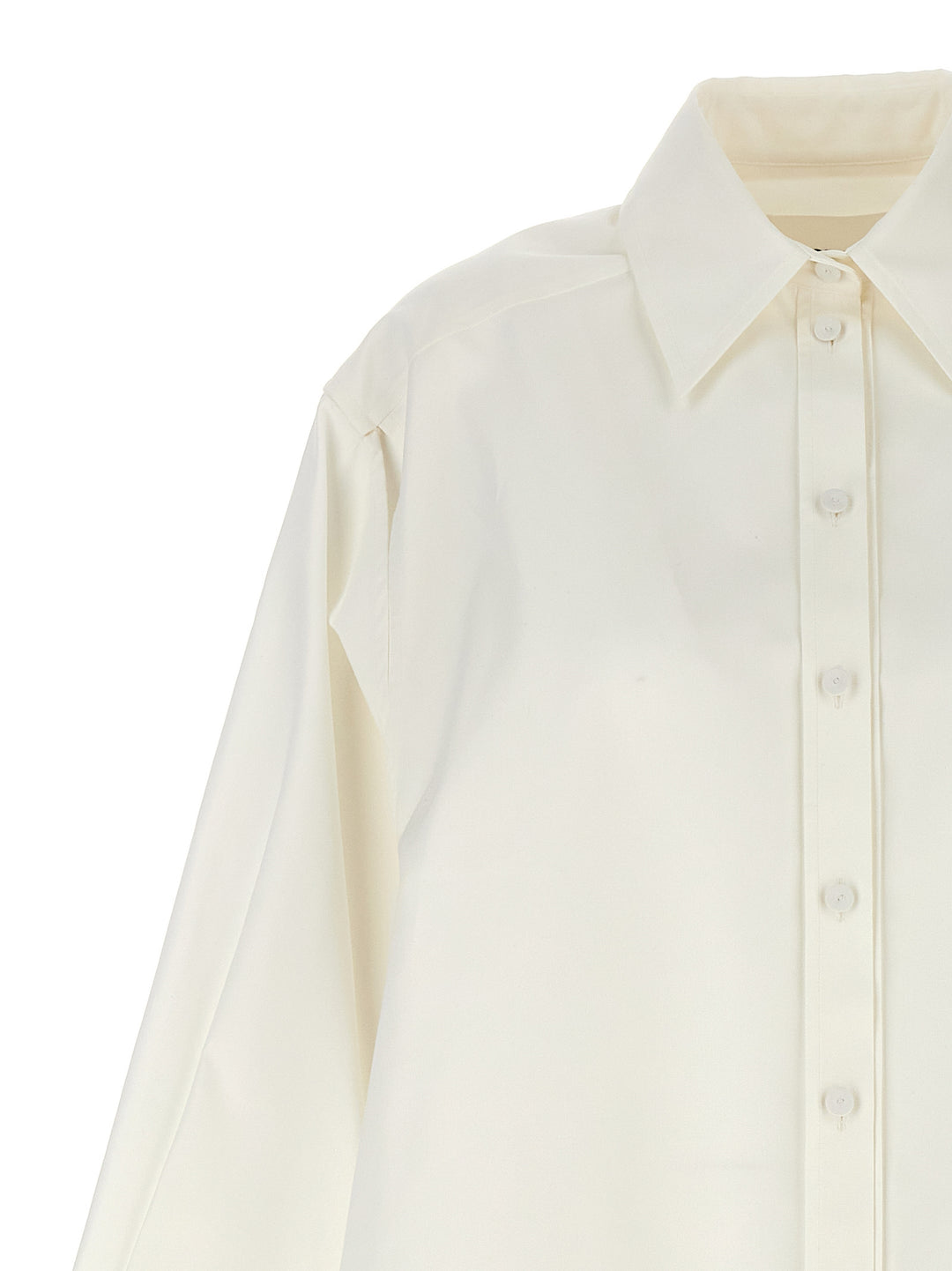 Jil Sander Cut-Out Armhole Shirt Camicie - Bianco | e5ae5d495cd8a4f12893212e4e926a01cbd1cc26