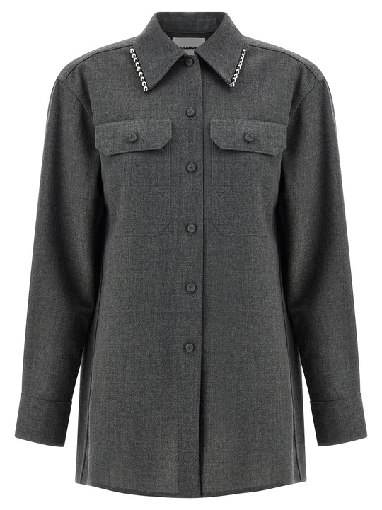 Canvas Shirt Camicie Grigio