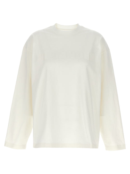 Logo Print T Shirt Bianco