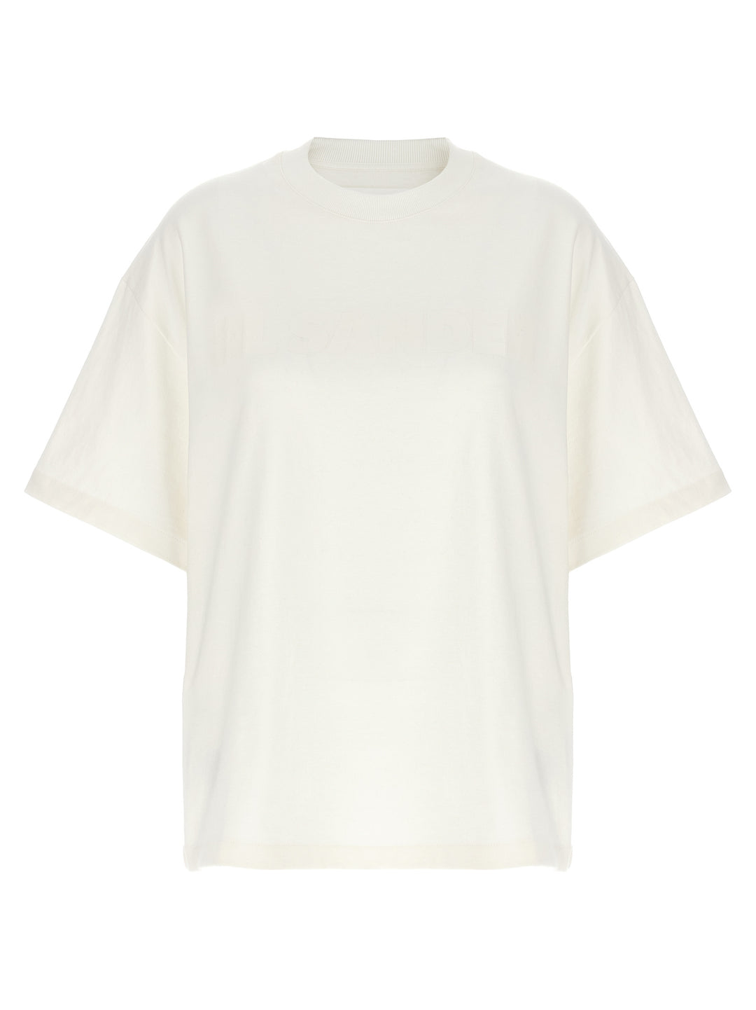 Jil Sander Logo Print T shirt - Bianco | aba6556cc91b830238f3c21cb4f6e36b9179da8c