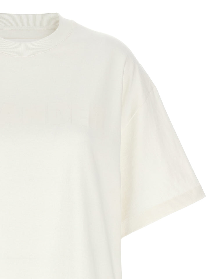 Jil Sander Logo Print T shirt - Bianco | 0233794be4d09e5684d6c40922c366cc990e7584