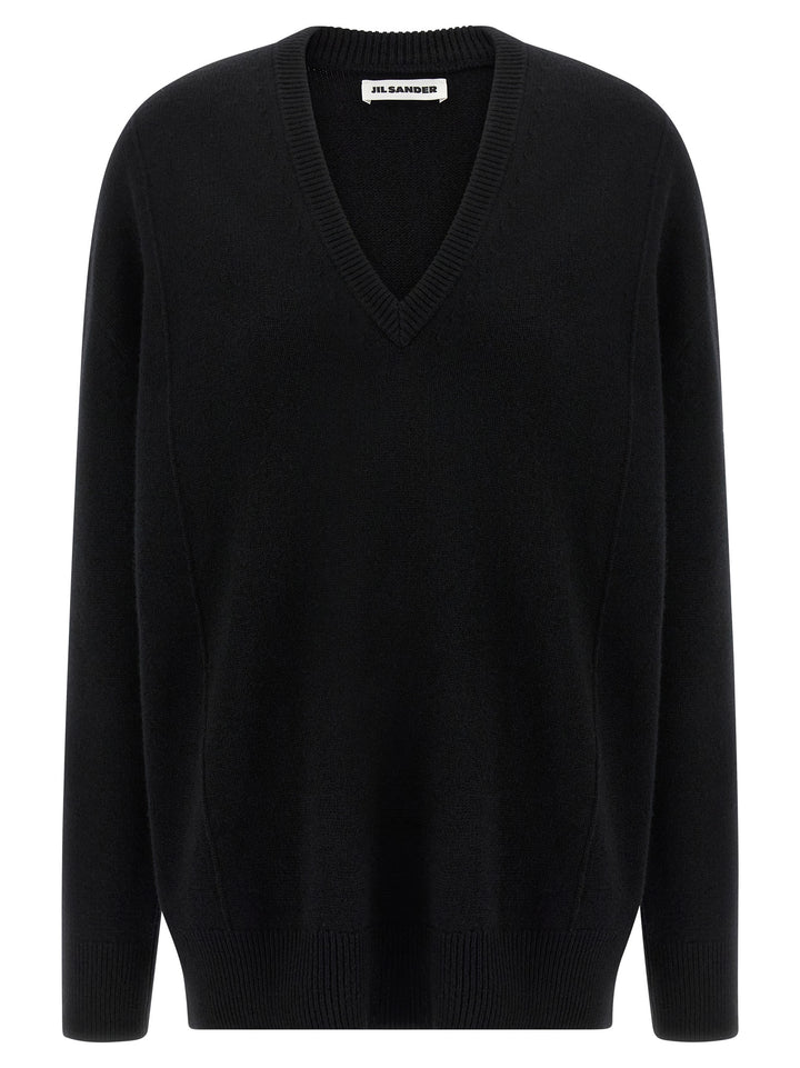 Jil Sander Cashmere Sweater Maglioni - Nero | b6e9bfa1a9d60a457a00eec4defb3d4c6242f180