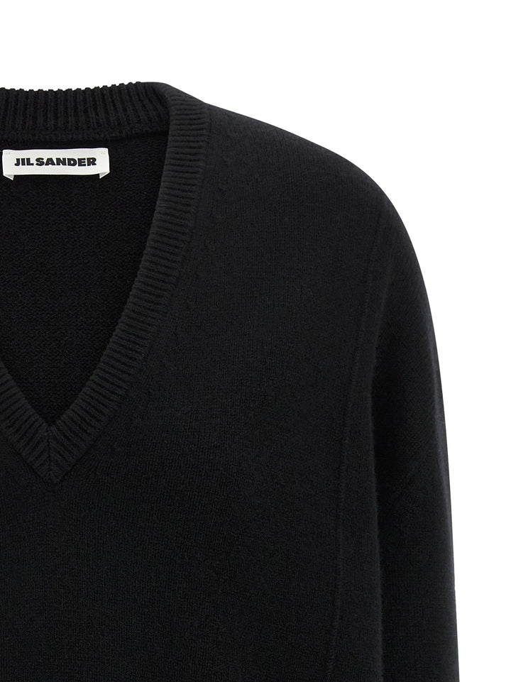 Jil Sander Cashmere Sweater Maglioni - Nero | 60a19ab1a840ed88d7a60616df4b0ddbba680ed7