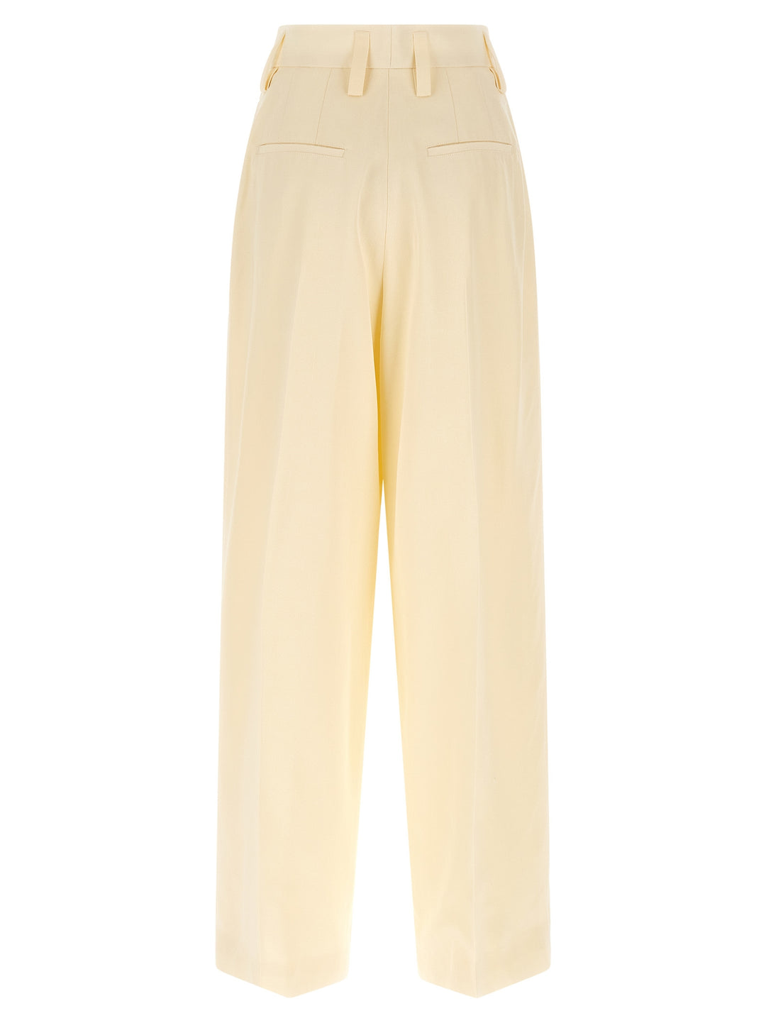 Jil Sander Loose Leg Pantaloni - Bianco | b5ab7177ac322431d468066d2971102e7b98fd44