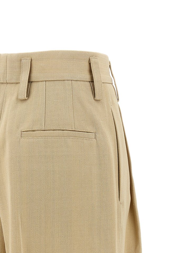 Jil Sander 100 Aw 36 Pantaloni - Beige | 9d156a9afd24f2d550624a8c3c8474f9ecba70ac