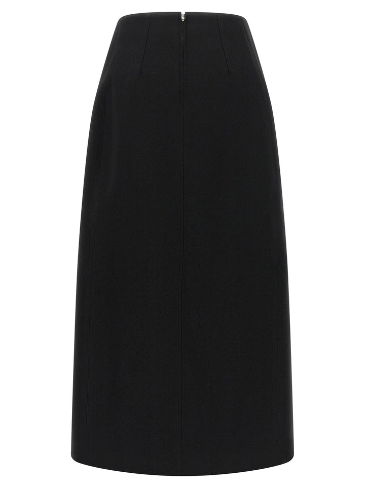 Jil Sander Skirt 158 Gonne - Nero | b2adcaf05e4454ce15602a09723ffca65c9d859f