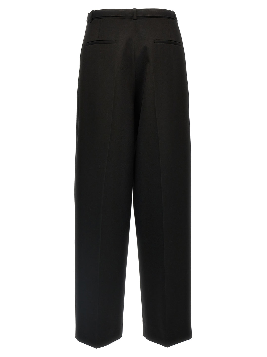 Jil Sander Wool Pantaloni - Nero | 485cf127951614f813f004aaf9cf2dabc7e3ec24