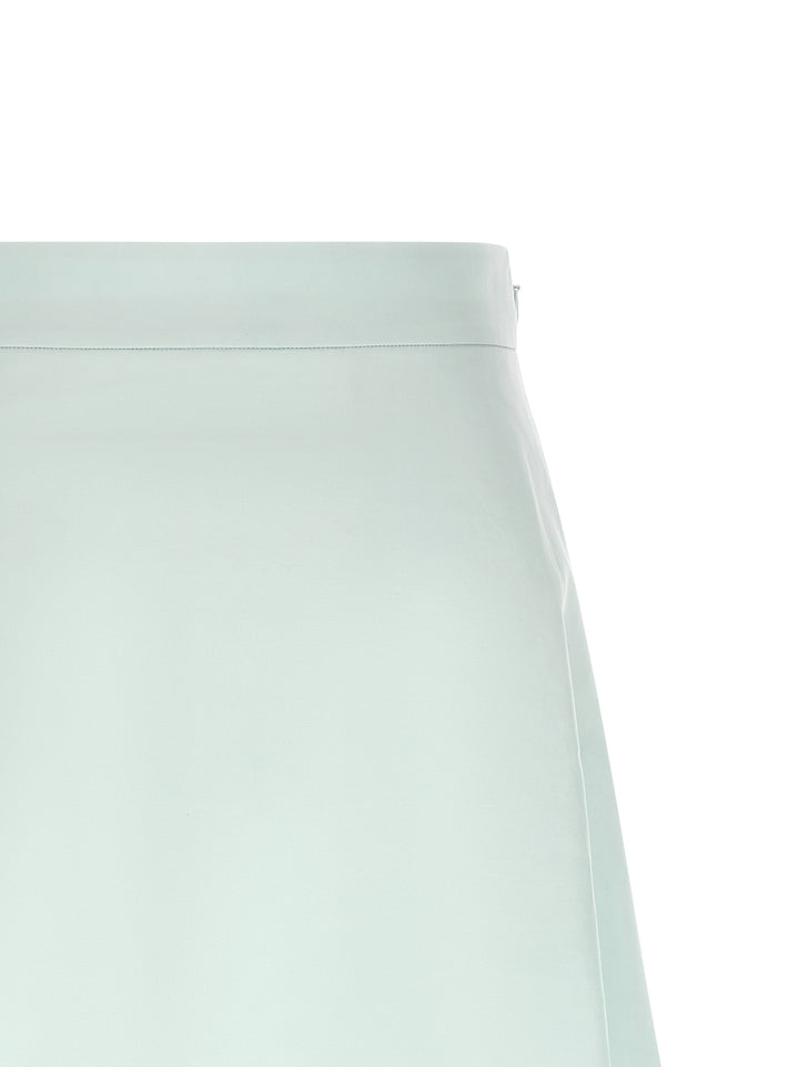 Jil Sander Asymmetrical Skirt Gonne - Celeste | 3df454473afcf1c1a06a0b42d188d065061d8d30