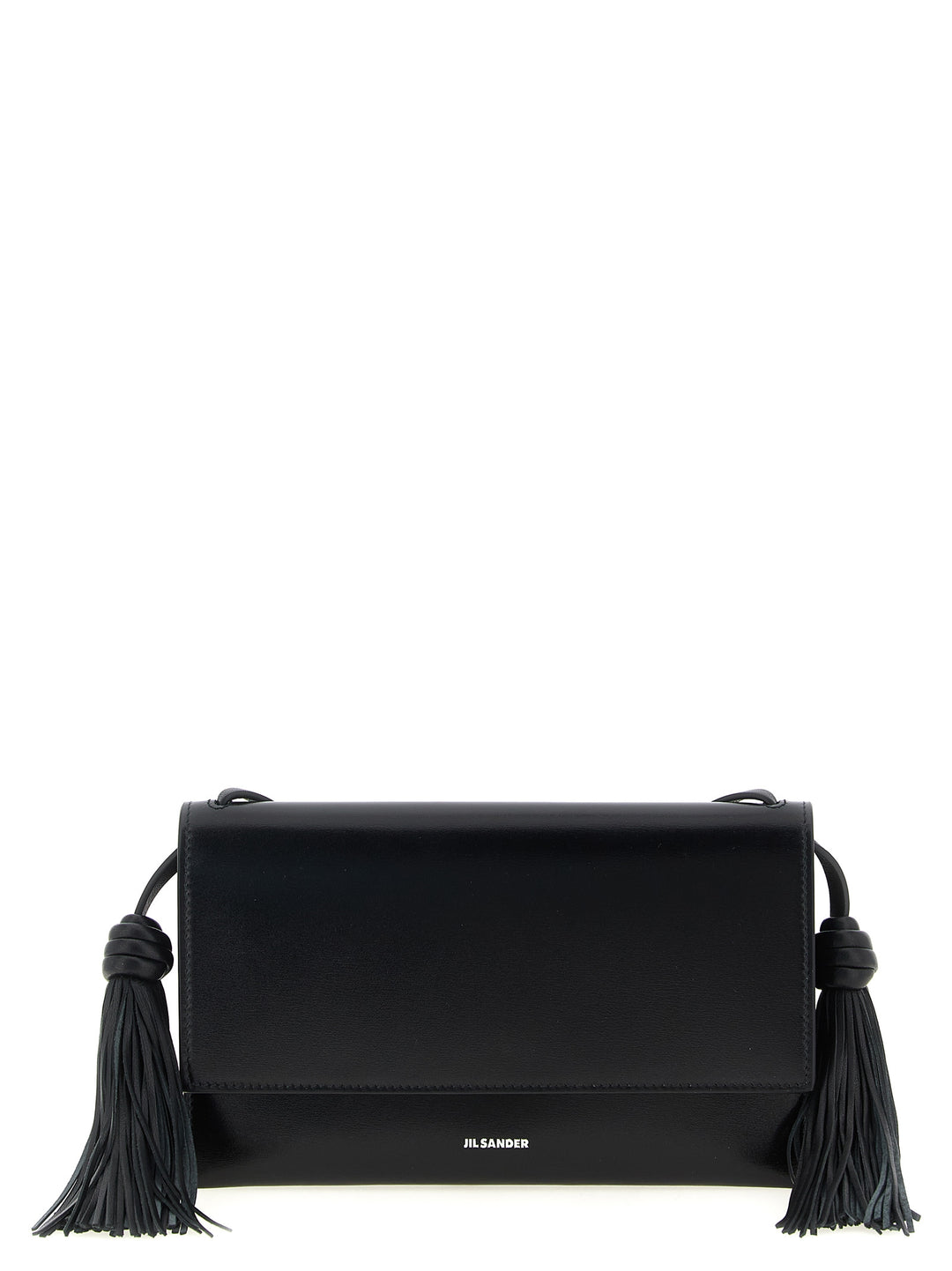 Jil Sander Tassel Borse a Tracolla - Nero | 930f443dcbc386e3fa88ee8b315386fc01abba73
