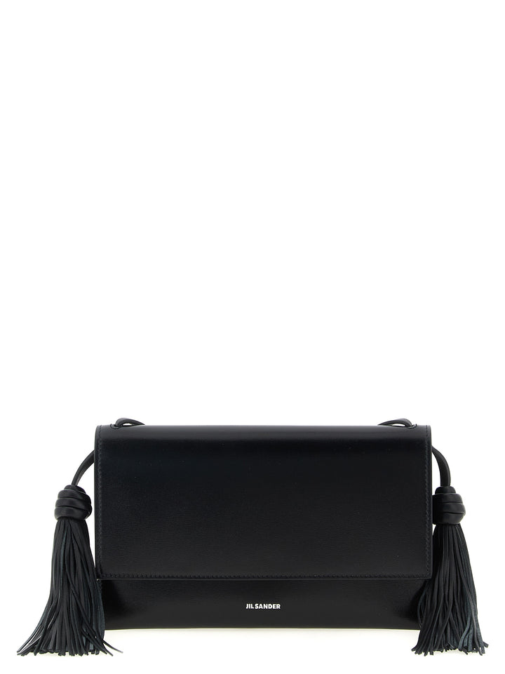 Jil Sander Tassel Borse a Tracolla - Nero | 930f443dcbc386e3fa88ee8b315386fc01abba73
