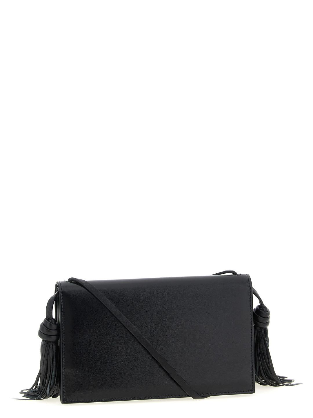 Jil Sander Tassel Borse a Tracolla - Nero | 7d36ca941e94c4bc71d489797f13cbfb5b297433