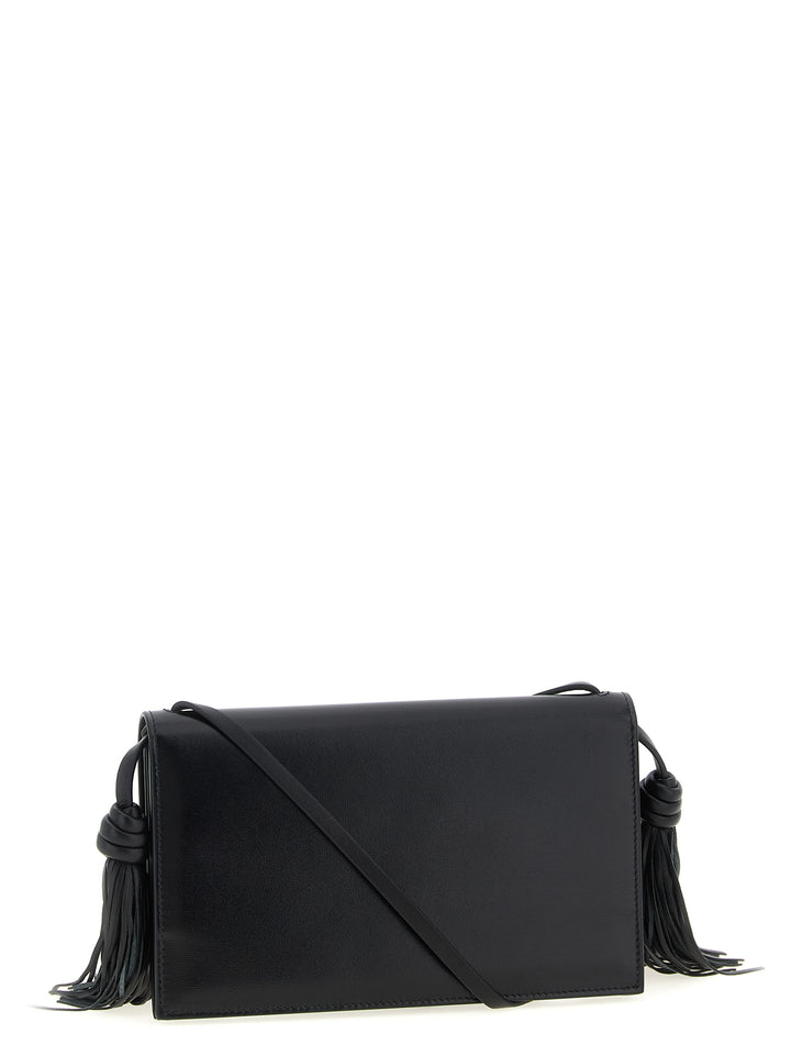 Jil Sander Tassel Borse a Tracolla - Nero | 7d36ca941e94c4bc71d489797f13cbfb5b297433