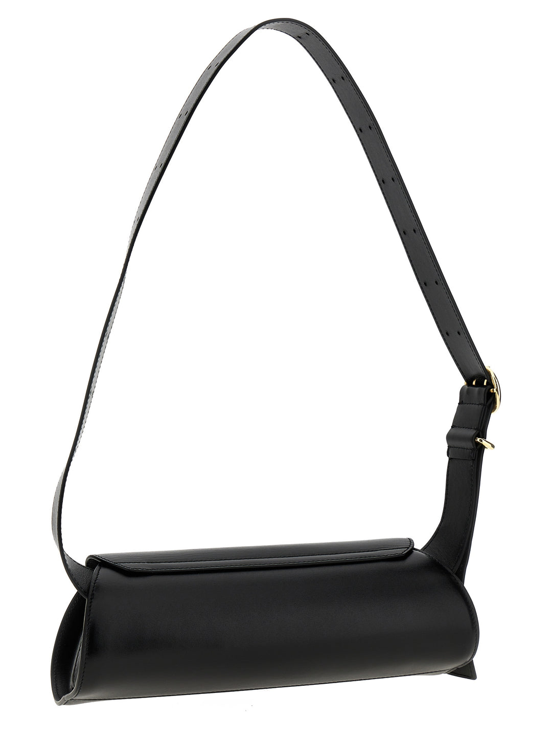 Jil Sander Cannolo Small Shoulder Bag Borse a Spalla e Tracolla - Nero | 4ff7892ea510d33b998a314a2123d4b4a1f7f3e9