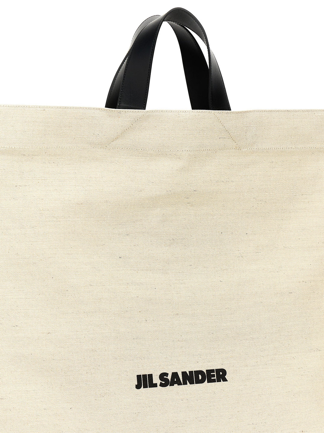 Jil Sander Border Book Tote Square Tote - Bianco/Nero | a22997d8095d3b7995b519cecfba90b84746dca1