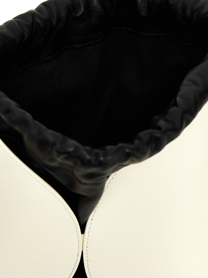 Jil Sander Logo Shoulder Bag Borse a Tracolla - Beige | 2e3e7b770949272dbce0a5867fa35db41ff80fa3