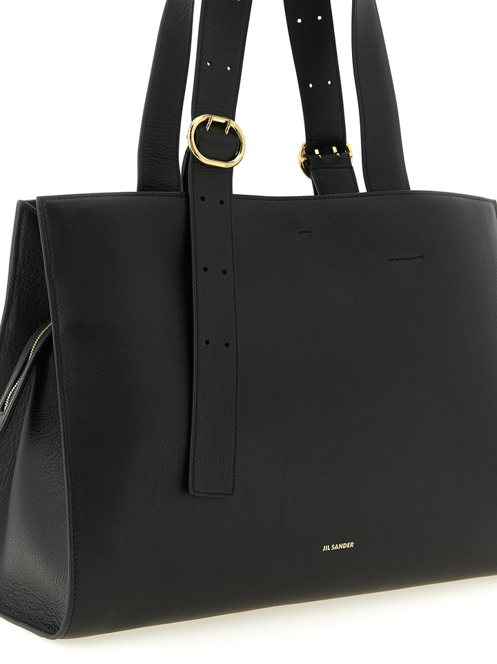 Jil Sander Cannolo Tote - Nero | 9bcce6b76a38c4c7c0c4969d2d62d2ada1945710
