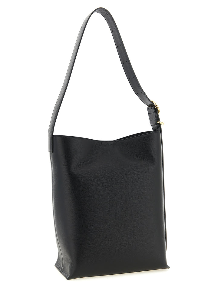 Jil Sander Cannolo Tote Borse a Spalla e Tracolla - Nero | 6f90e8def16044524273feb6ffce2fc2c507c8d6