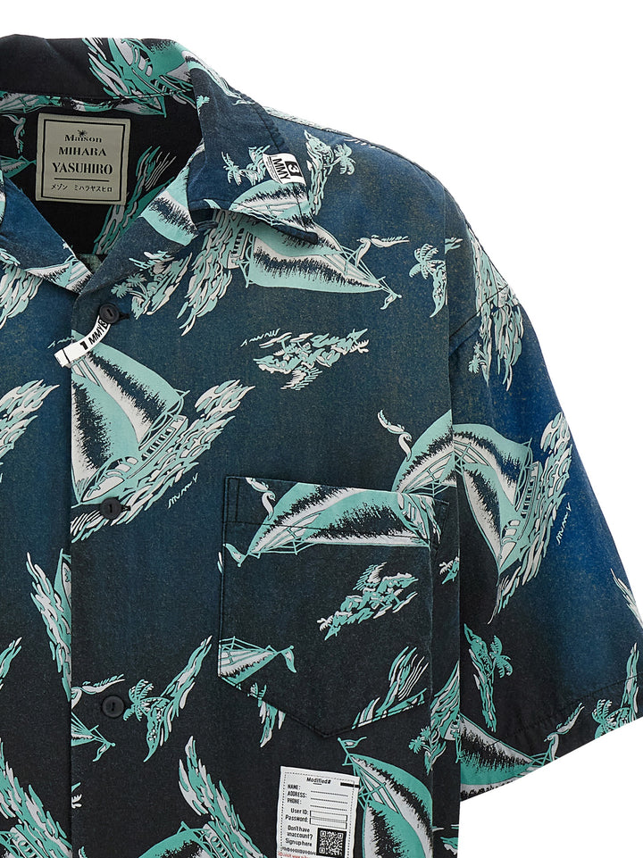 Maison Mihara Yasuhiro Vintage Shirt Camicie - Blu | 9f4d7ce408416875aa12d2d86dc6e115e6e4283b