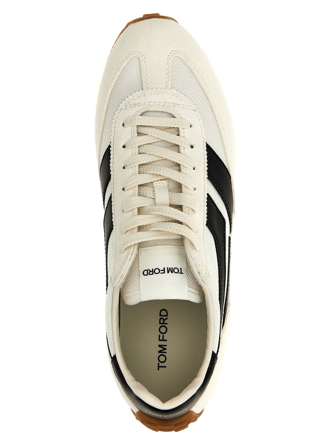Tom Ford Mick Sneakers - Bianco/Nero | 454b599fc563880eda3bd6be13d8ba21fb7649ba
