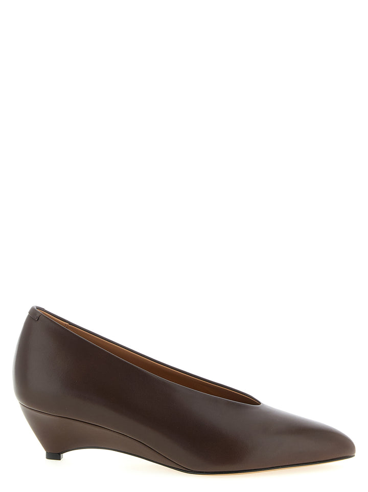 Jil Sander Arc Decollete - Marrone | a34c2e1668d4de90ab4190aa5fa848dc3600435c