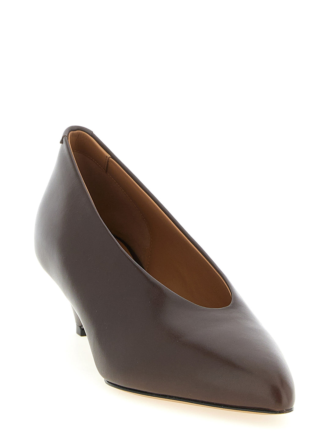 Jil Sander Arc Decollete - Marrone | 2d03d3510142626efeb80d953697dfc74d5c0f59