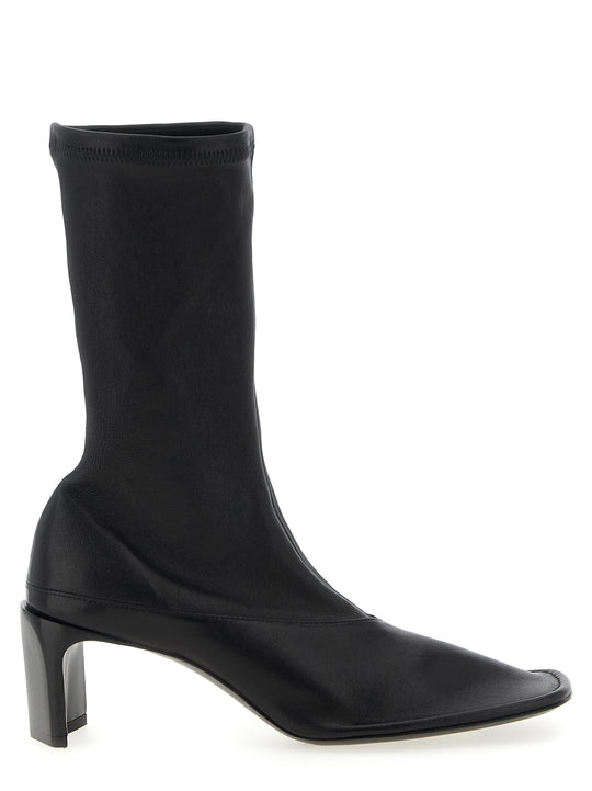 Nappa Ankle Boots Stivali E Stivaletti Nero