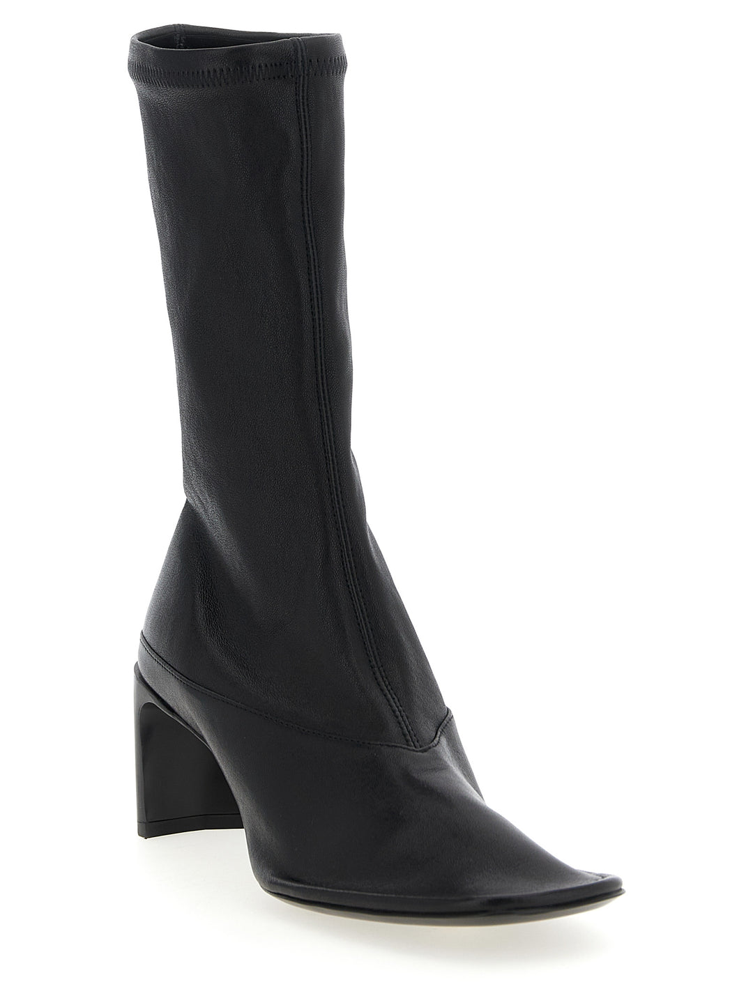 Jil Sander Nappa Ankle Boots Stivali e Stivaletti - Nero | 196ed0e622e2647c18d233a75e0cc8405c0e5688