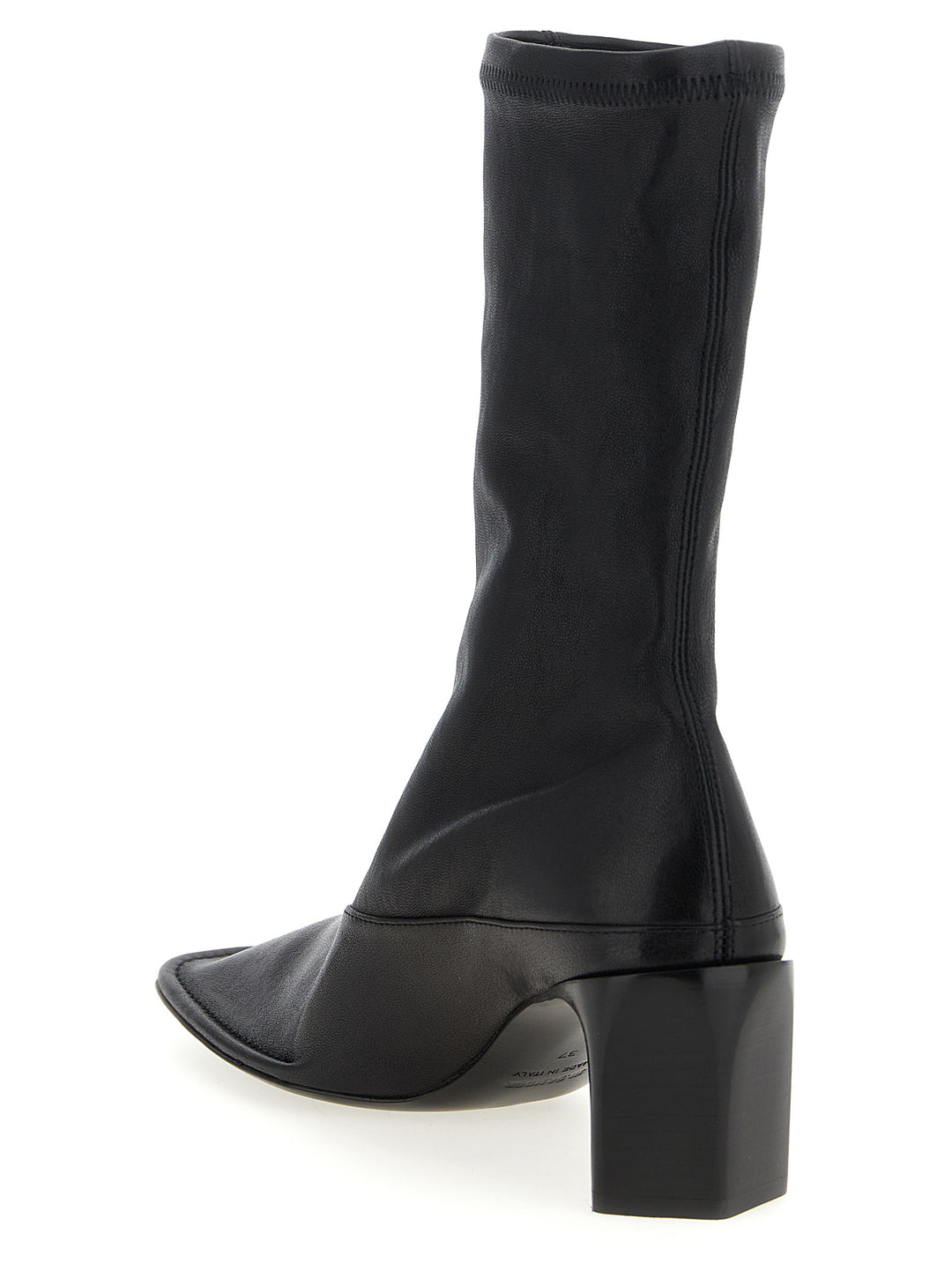 Jil Sander Nappa Ankle Boots Stivali e Stivaletti - Nero | e04942482eca4b450dc1dfff373116e2914e1b39