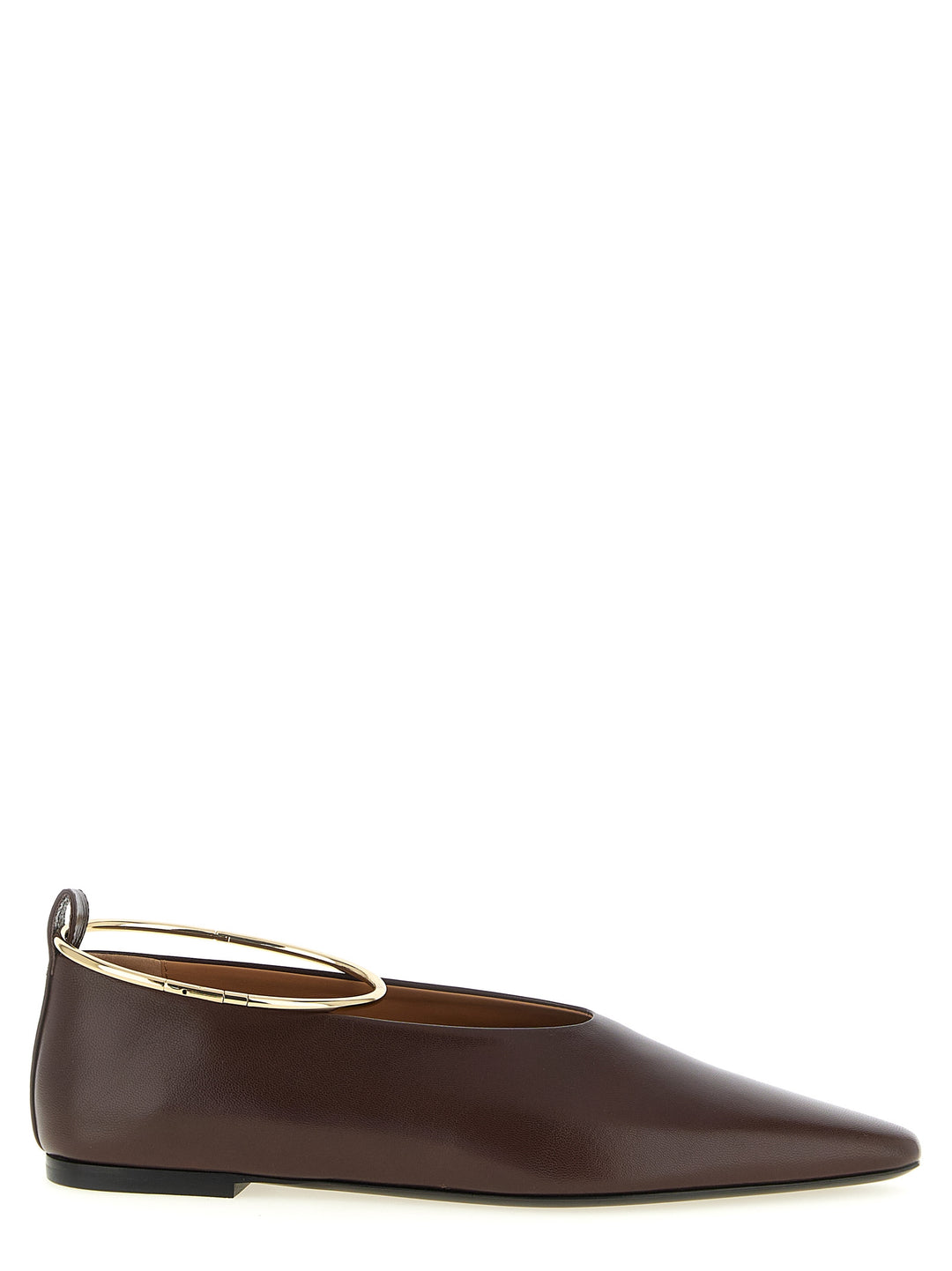 Jil Sander Ring Flat shoes - Marrone | 5a135f7620096a12347d8bbb87fd6eb3fdc91fdc