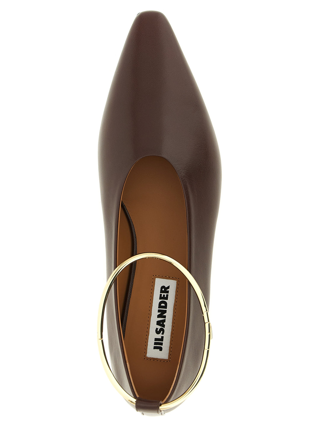 Jil Sander Ring Flat shoes - Marrone | daf4685920967cd69235105ad8293448c73b82a6