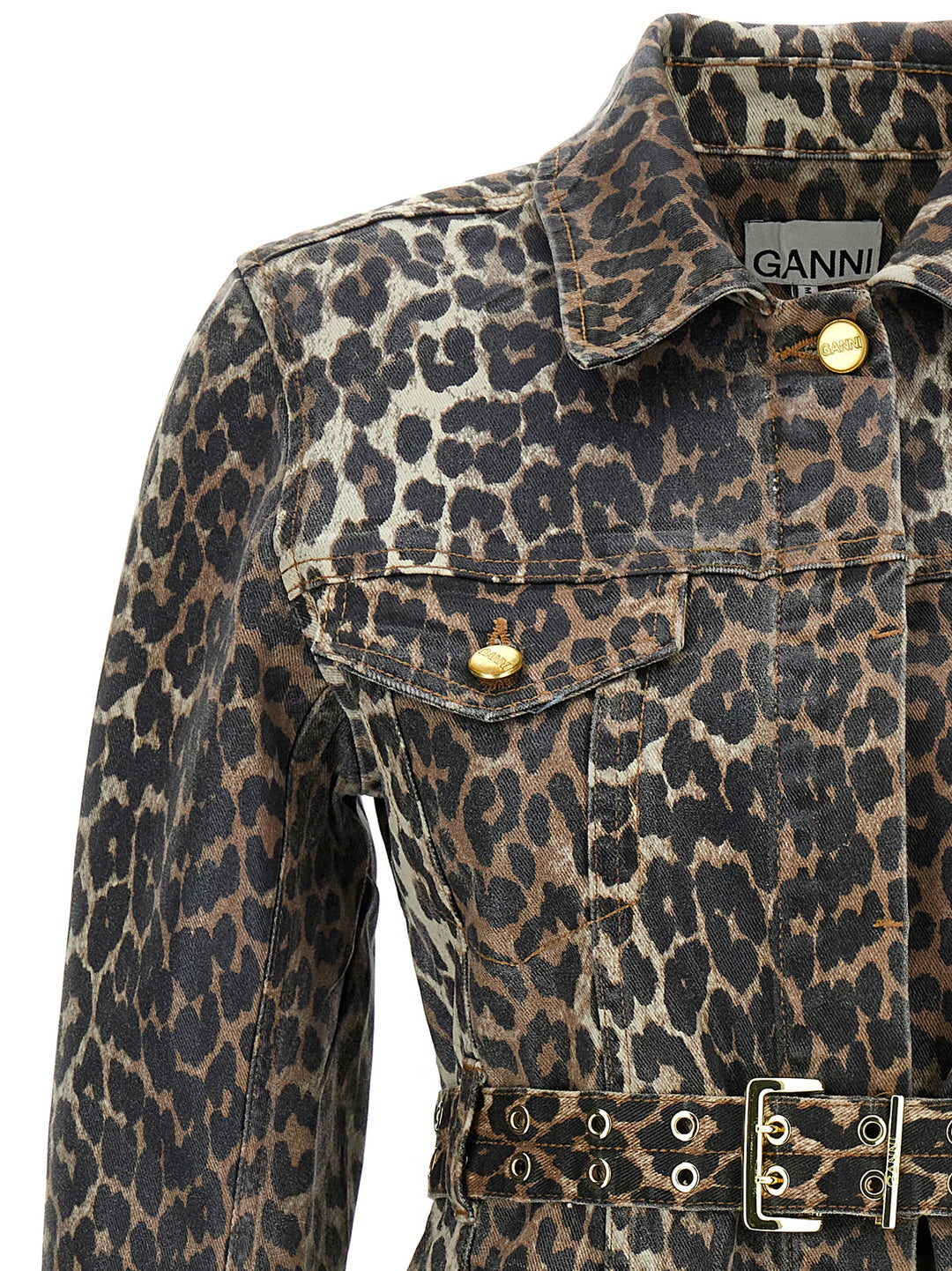 Ganni Denim Dress Abiti - Multicolor | 28634aff9fd3bc423c1ab2fac9a55c3af58b7ecd