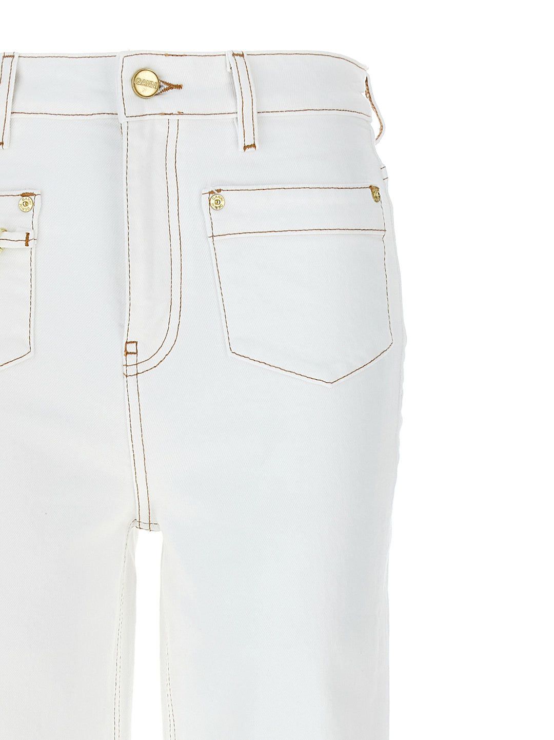 Ganni Goddi Jeans - Bianco | caff86bc551bb72e8c5f31c2a7861009fecbeda6