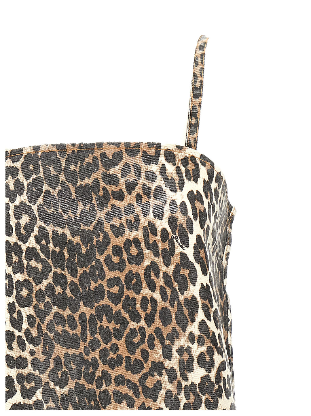 Ganni Leopard Mini Dress Abiti - Multicolor | 719c8a89118ee200d0cf697910f722cce228dee1