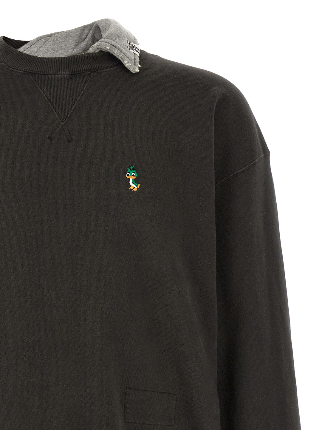Maison Mihara Yasuhiro Three Layer Felpe - Nero | 7c9cddb7224608c48c5fdbb8c4e489df8fbcfe43