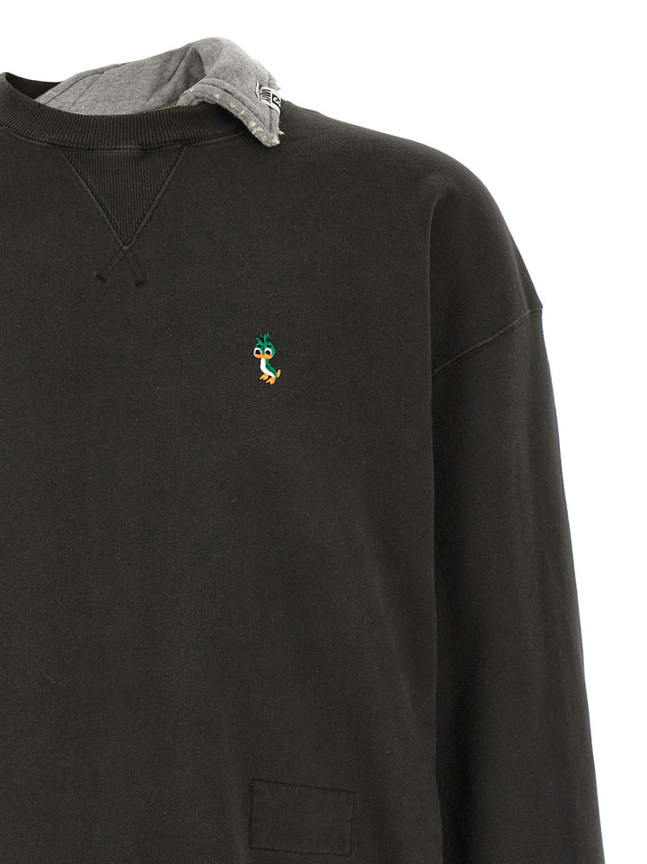 Maison Mihara Yasuhiro Three Layer Felpe - Nero | 7c9cddb7224608c48c5fdbb8c4e489df8fbcfe43