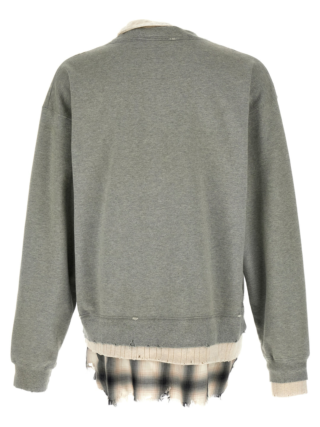 Maison Mihara Yasuhiro Three Layer Felpe - Grigio | 6193e727b993f47bbaed9be49489edc2376feae4