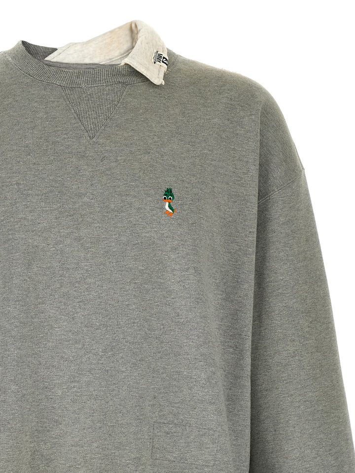 Maison Mihara Yasuhiro Three Layer Felpe - Grigio | 451fc4b9566da82ef435c7399b94c4a51ab27186