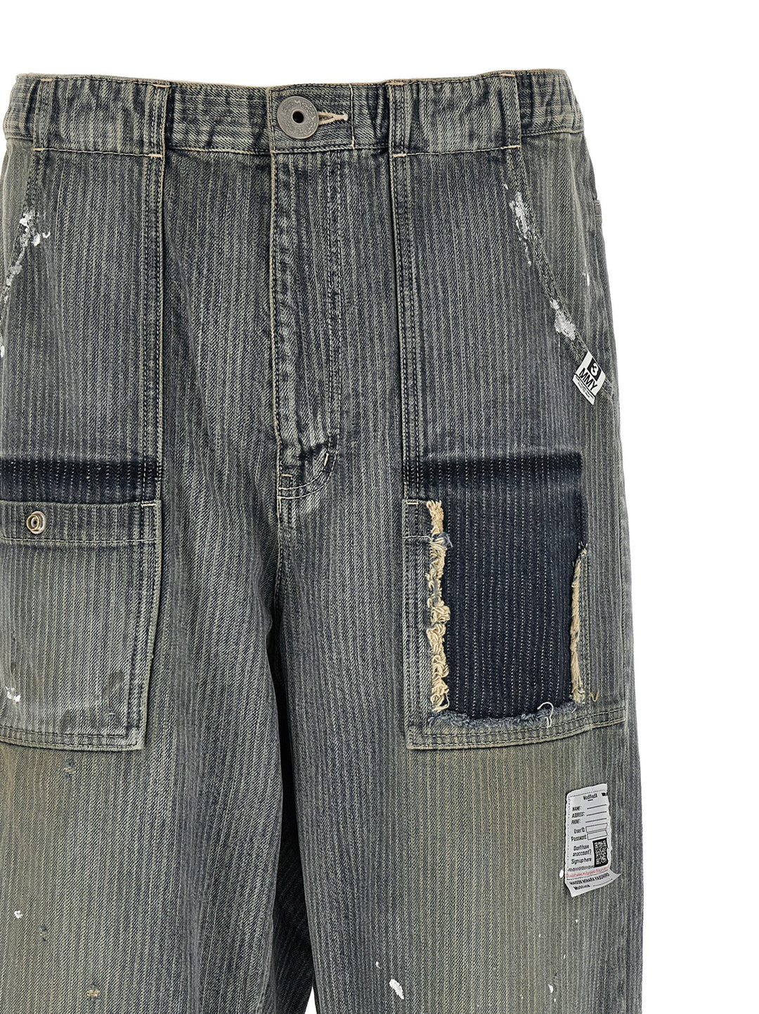 Maison Mihara Yasuhiro Bush Pants Jeans - Blu | 1166332b5151a01d1abfe3d86488603b97dd6789