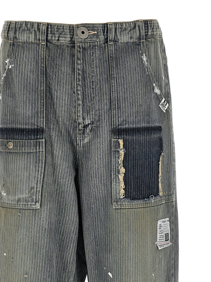 Maison Mihara Yasuhiro Bush Pants Jeans - Blu | 1166332b5151a01d1abfe3d86488603b97dd6789