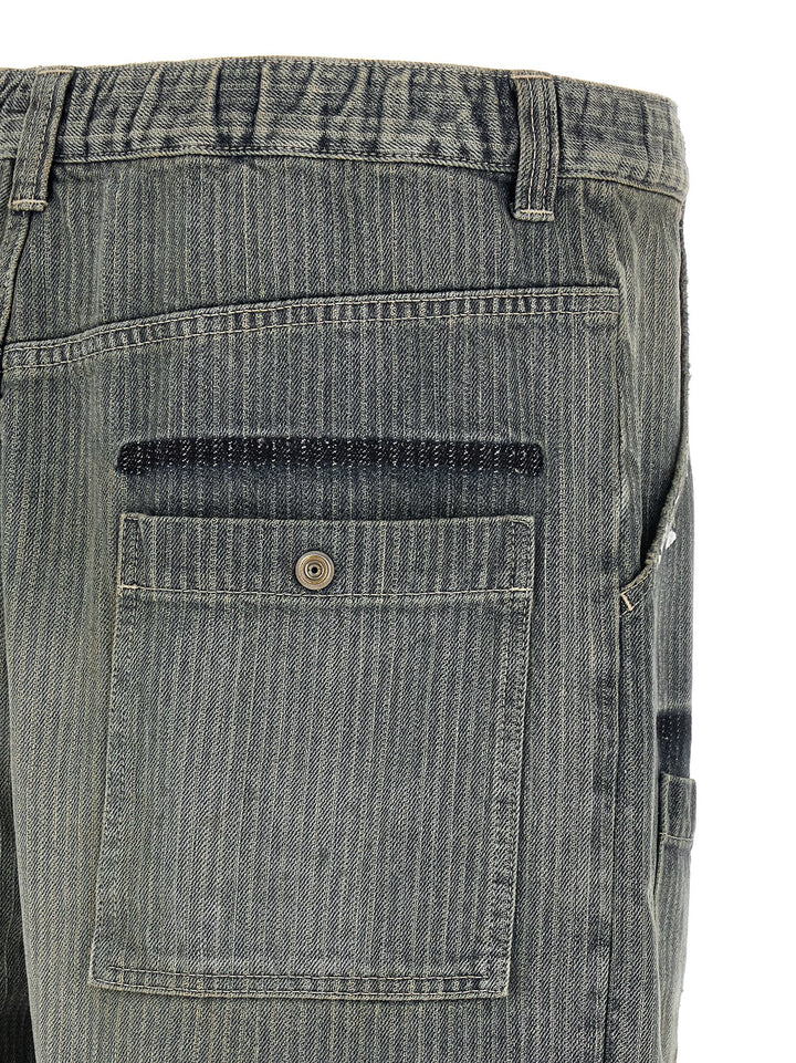 Maison Mihara Yasuhiro Bush Pants Jeans - Blu | d3dc386ac83601ce84f39b10e5c2be4f977bf960